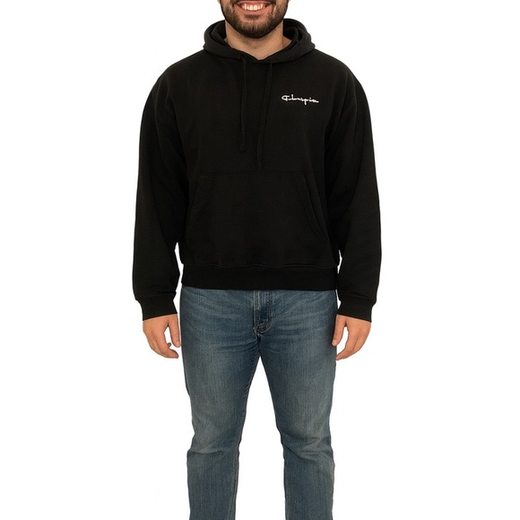 Champion Size XL Black Hooded Sweatshirt. - Picture 1 of 8